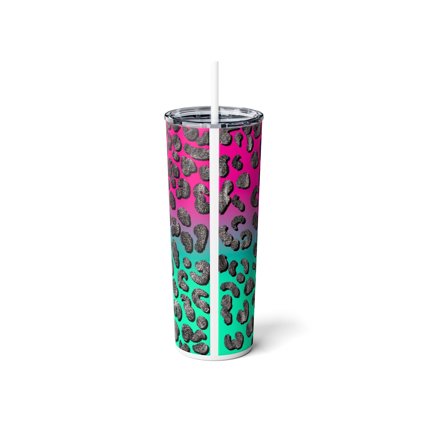 Skinny Steel Tumbler with Straw, 20oz