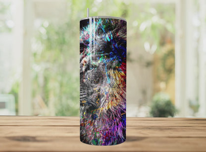 Colorful Lion Tumbler